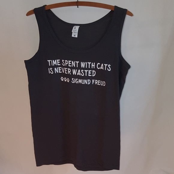 Milk Drunk Clothing Tops - Time Spent With Cats Cat Lover Tank Top Milk Drunk Clothing Tops - Time Spent With Cats Cat Lover Tank Top
